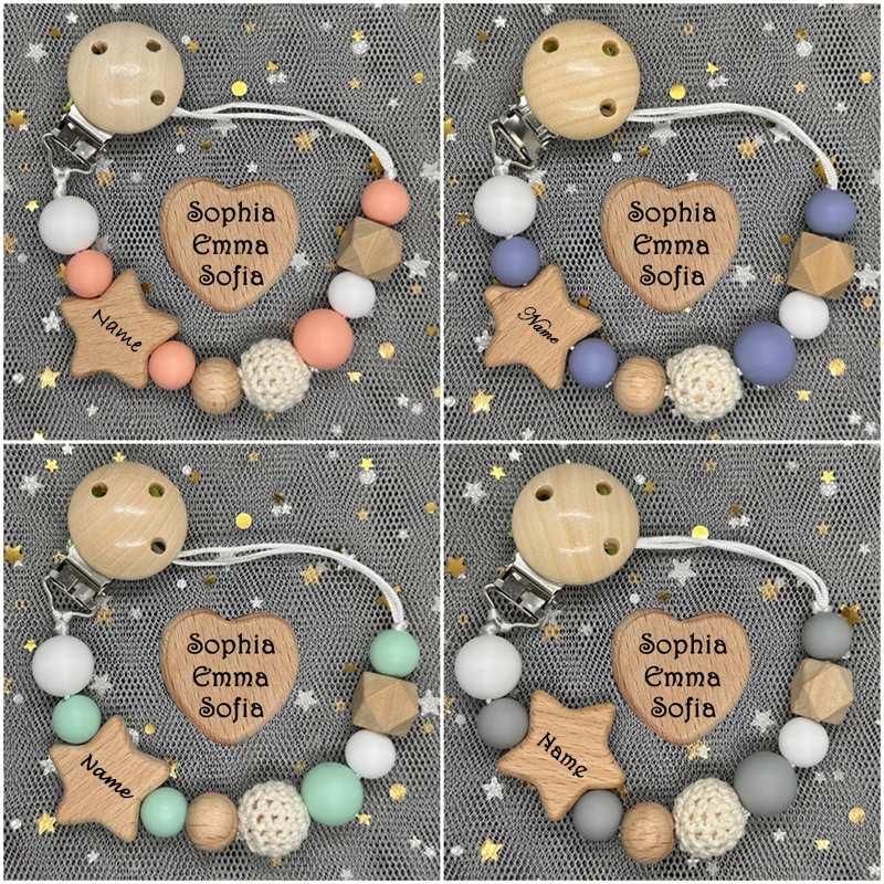 Baby Products Nipples - NEW Custom Name Handmade Personalized Beech