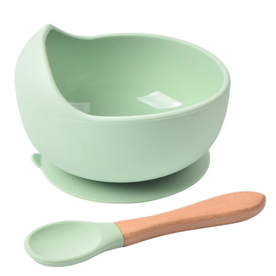 Baby Food Storage Jar - High Quality Spill-Proof Silicone Feeding Bowl