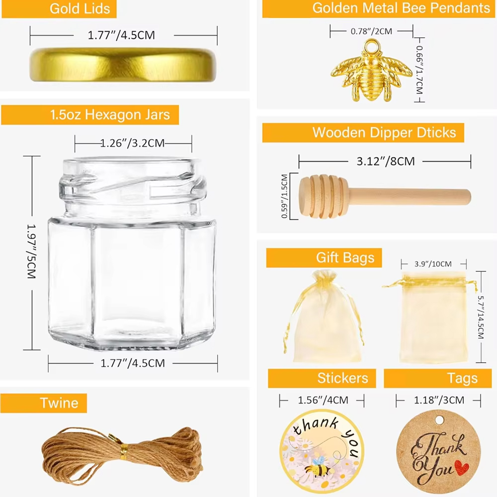 Small Honey Jar, Mini Honey Ja - Baby Food Storage Jar review and price