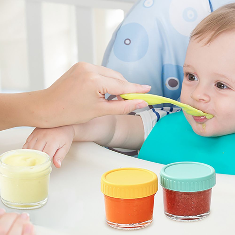 6pcs Glass Baby Food Jar Reusa - Baby Food Storage Jar review and price