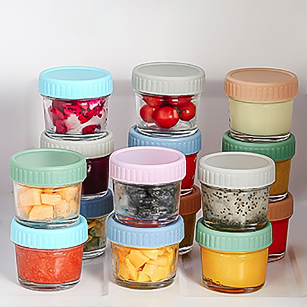 6pcs Glass Baby Food Jar Reusa - Baby Food Storage Jar review and price