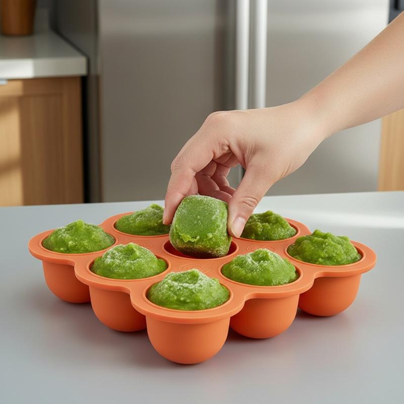 Baby Food Silicone Container 9 - Baby Food Storage Jar review and price